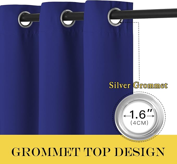 NICETOWN Blackout Drapery Curtain Panel 90 inches Long - Image 6