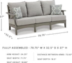 Signature Design by Ashley Visola Outdoor Patio Sofa - Image 3