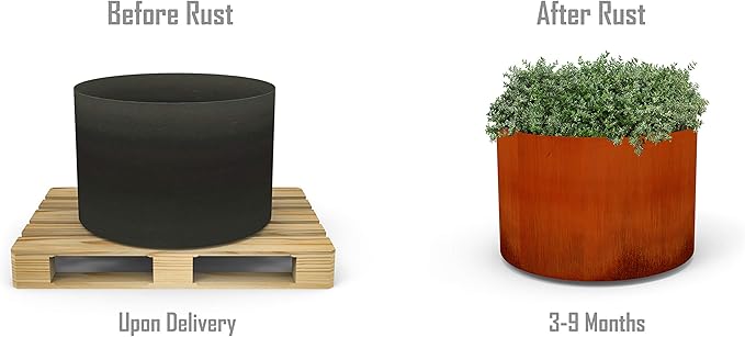 Plantercraft Extra Large Corten Steel Planter - Image 7