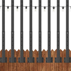 AILBTON 8 Pack 2.8Ft String Light Poles, Light Poles by AILBTON