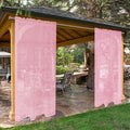 SpaceDresser Waterproof Outdoor Sheer Curtains by SpaceDresser