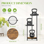 Plant Stand Indoor Outdoor Clearance, 3 Tier Metal Flower Shelf Pot Holder - Image 2