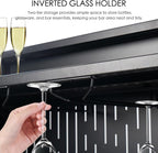 Kozyard Home Bar Unit with Storage Cabinet and Shelves, Dining Room, Living Room - Image 3