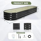 Galvanized Raised Garden Bed Outdoor- Raised Beds - Image 6