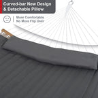 55in Hammock with Stand, Heavy Duty Hammock with Stand Included, Two Person - Image 4