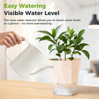 2 Pack Self Watering Pots for Indoor Plants, 8.4" Self Watering Planters Large - Image 9