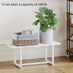 Modern Outdoor Plant Stand for Indoor Corner, Foldable Metal Plant Display - Image 5