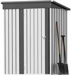 Greesum 5×3 FT Outdoor Storage Shed, Metal Storaged Sheds Without Floor by BuynowfromGreesum