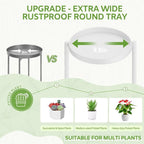 iDavosic.ly 7 Tier Large Plant Stand Indoor, 10 Inch Wide Tall Corner Metal - Image 3