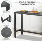 Outdoor Bar Table, Patio Console Pub Height Tables - Image 4