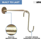 Ilyapa 3 Pack Metal Wall Plant Hangers - Image 4