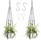 Augshy 2 Packs Macrame Hanging Planter, Indoor Hanging Planter Basket by Augshy