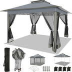 COBIZI 12x12 FT Pop up Gazebo on Clearance Outdoor pop up Canopy Tent, carpas by COBIZI
