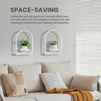 Wall Planters for Indoor Plants Window Plant Shelves Set of 2 - Image 4