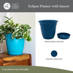 The HC Companies Eclipse Round Planter - Image 2