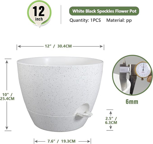 12 inch Large Self Watering Pots - Image 2