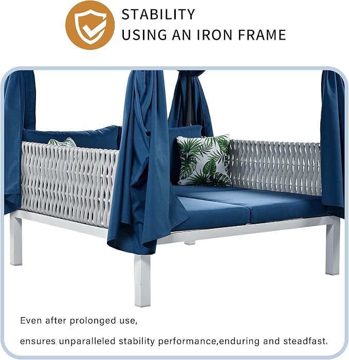 Outdoor Patio Sunbed Lounger - Image 7
