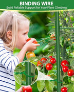 3 Pack Tomato Cages for Garden, 51in*13in Adjustable Tomatoes Plant Stakes - Image 5