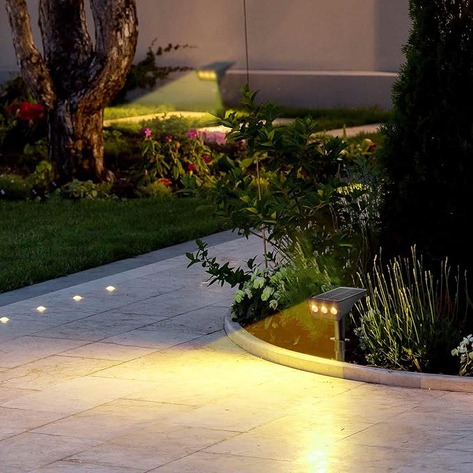 Solar Spot Lights Outdoor, 6 Pack Solar Landscape Spotlights 3 Lighting Modes - Image 8