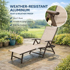 Kozyard Cozy Aluminum Reclining Lounge Chair - Image 7