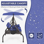 Oakcloud 3-Seat Outdoor Porch Swing - Image 4