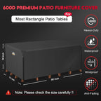 Zettum Patio Furniture Cover Rectangle - Image 2