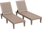 Greesum Outdoor Chaise Lounge Chairs Set of 2 - Image 6