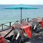 Simple Deluxe 9' Patio Umbrella Outdoor Table Market Yard Umbrella - Image 8