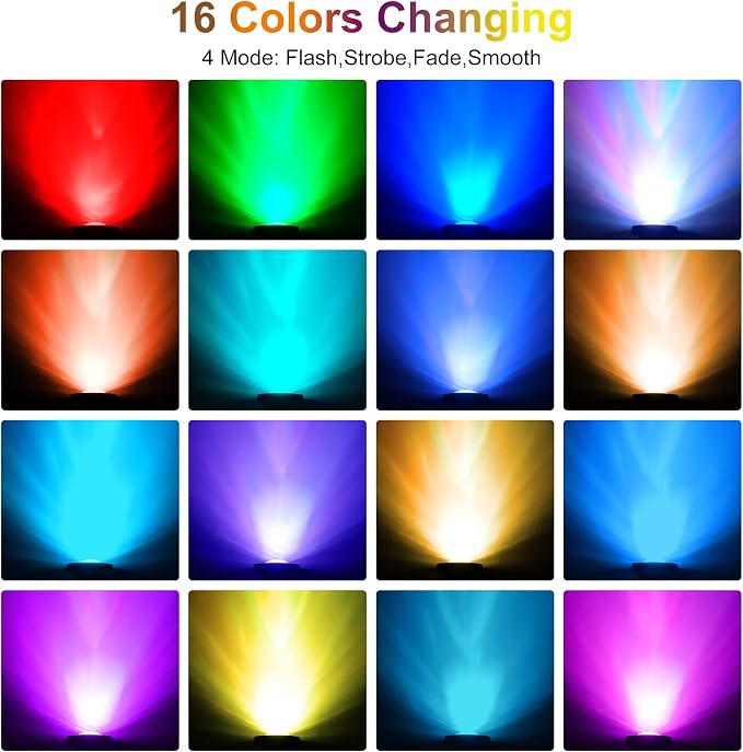 RGB Pond Lights with Timer, LED Underwater Submersible Colorful Landscape - Image 4