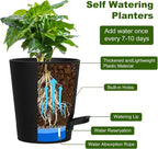 Self Watering Pots, 4 inch Flower Pots - Image 4