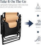 Best Choice Products Oversized Padded Zero Gravity Chair, Folding Outdoor Patio - Image 5