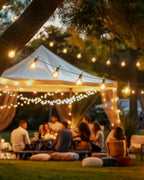 Brightown Outdoor String Lights 29 Feet G40 LED Patio Lights, 13 Plastic Edison - Image 7