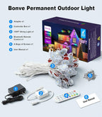 100FT Permanent Outdoor Lights for House, 2025 RGB LED Waterproof Christmas - Image 8