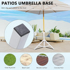 Beach Umbrella Stand Base, Portable Foldable Sun Umbrella Stand White - Image 5