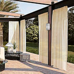 SpaceDresser Waterproof Outdoor Sheer Curtains - Image 2