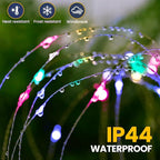 GIGALUMI Garden Decor Outdoor Lights 120LED 2Pack, Solar Garden Lights - Image 6