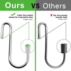 30 Pack Heavy Duty S Hooks Pan Pot Holder Rack Hooks Hanging Hangers S Shaped - Image 3