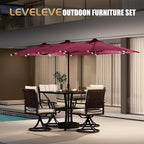 LEVELEVE 14FT Large Patio Umbrella - Image 6