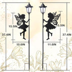 ZKLiLi Fairy Solar Garden Light, Outdoor Garden Fairy Decor Waterproof Large - Image 2