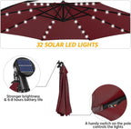 Yaheetech 10FT Solar Offset Umbrella - Image 6