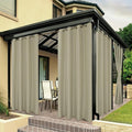 BONZER Outdoor Curtains for Patio Water Resistant Heavy Privacy Light Filtering by Bonzer