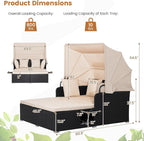 RELAX4LIFE Patio Outdoor Daybed - Image 3