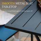 VICLLAX Patio Set for 2, Outdoor Dining Set Includes 28" Small Outdoor Table - Image 3
