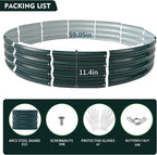 Galvanized Raised Garden Bed for Gardening - Image 6