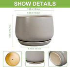 G EPGardening Ceramic Pots for Plants 7 Inch - Image 3