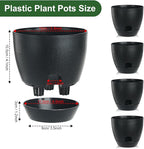 Self Watering Pots Set, 5 Pack 6 Inch Self Watering Pots - Image 2