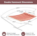 SUNCREAT Two Person Rope Hammock - Image 6