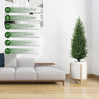 3FT Artificial Cedar Topiary Trees - Image 5