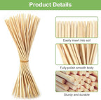 40 PCS Bamboo Plant Stakes 18 Inch, Wood Plant Support - Image 6