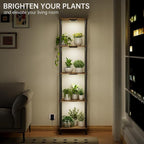 Bstrip Plant Stand Indoor with Grow Light, 5 Tier Flower Stand with Plant Light - Image 2